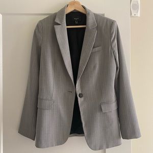 Mango Suit Gray Blazer Size 6